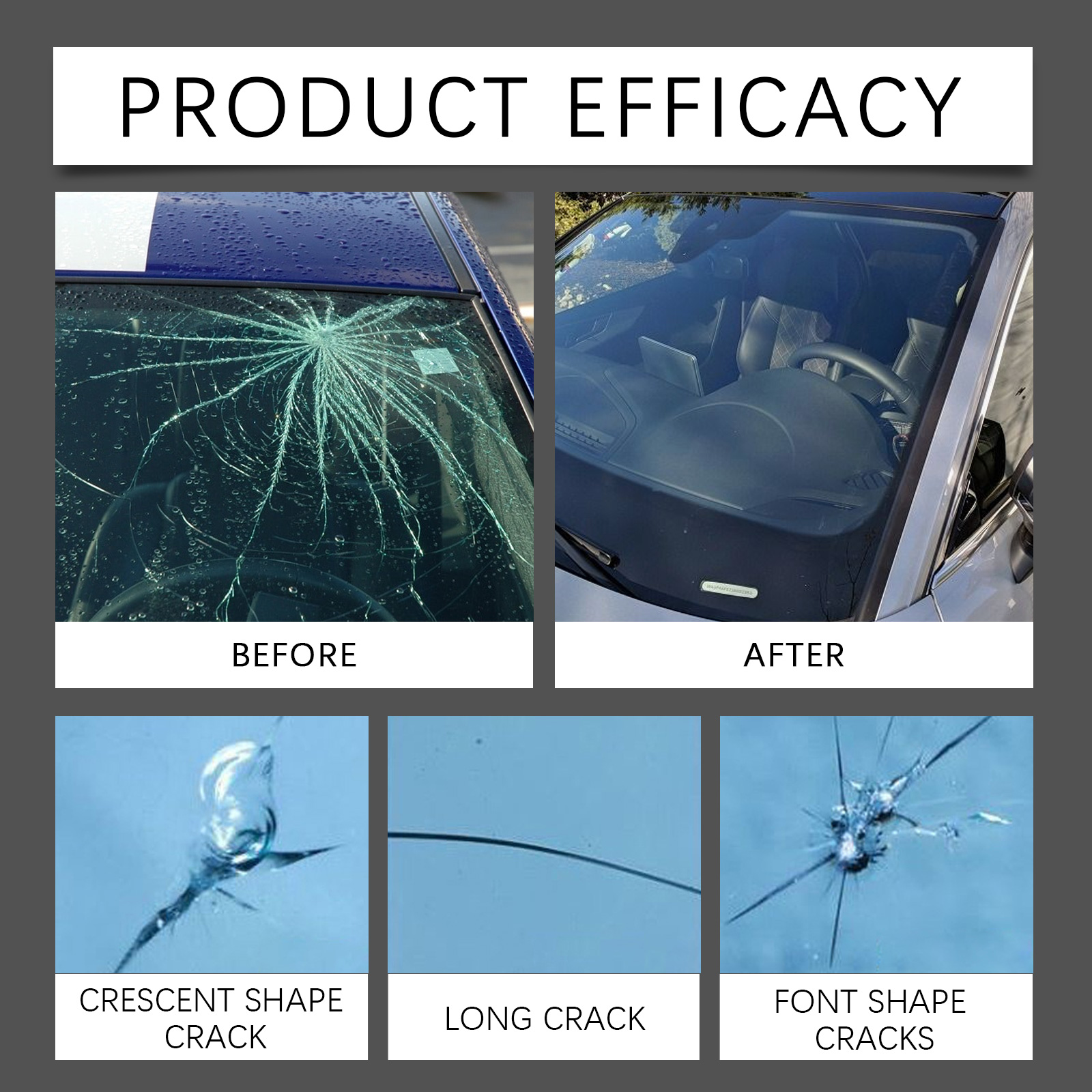 Car Windshield Crack Repair Re – обзор и цена Liquid Uv Glue Kit