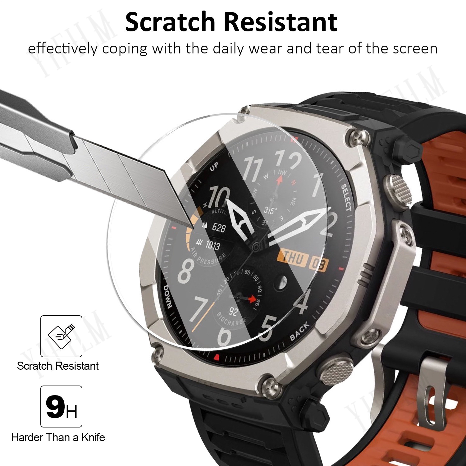 For Huami T-Rex Ultra 2 Screen – обзор и цена Glass Protector Auto
