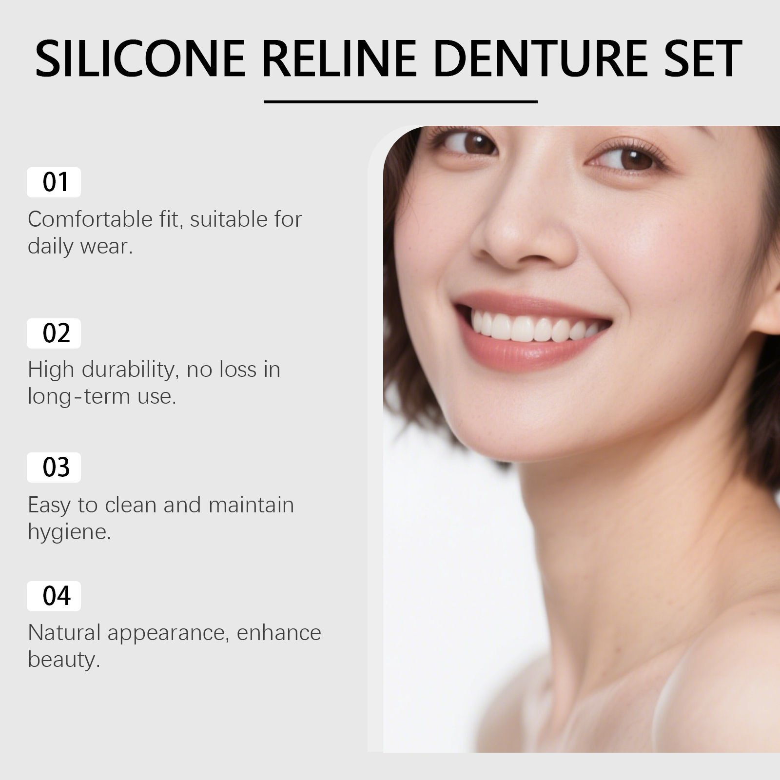 Denture Full Set Over Gums Kit – обзор и цена Full Cover Adhesive