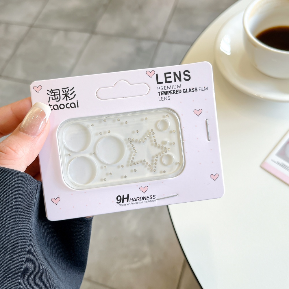 Luxuruy Diamond 3D Heart Glass – обзор и цена Camera Lens Protector