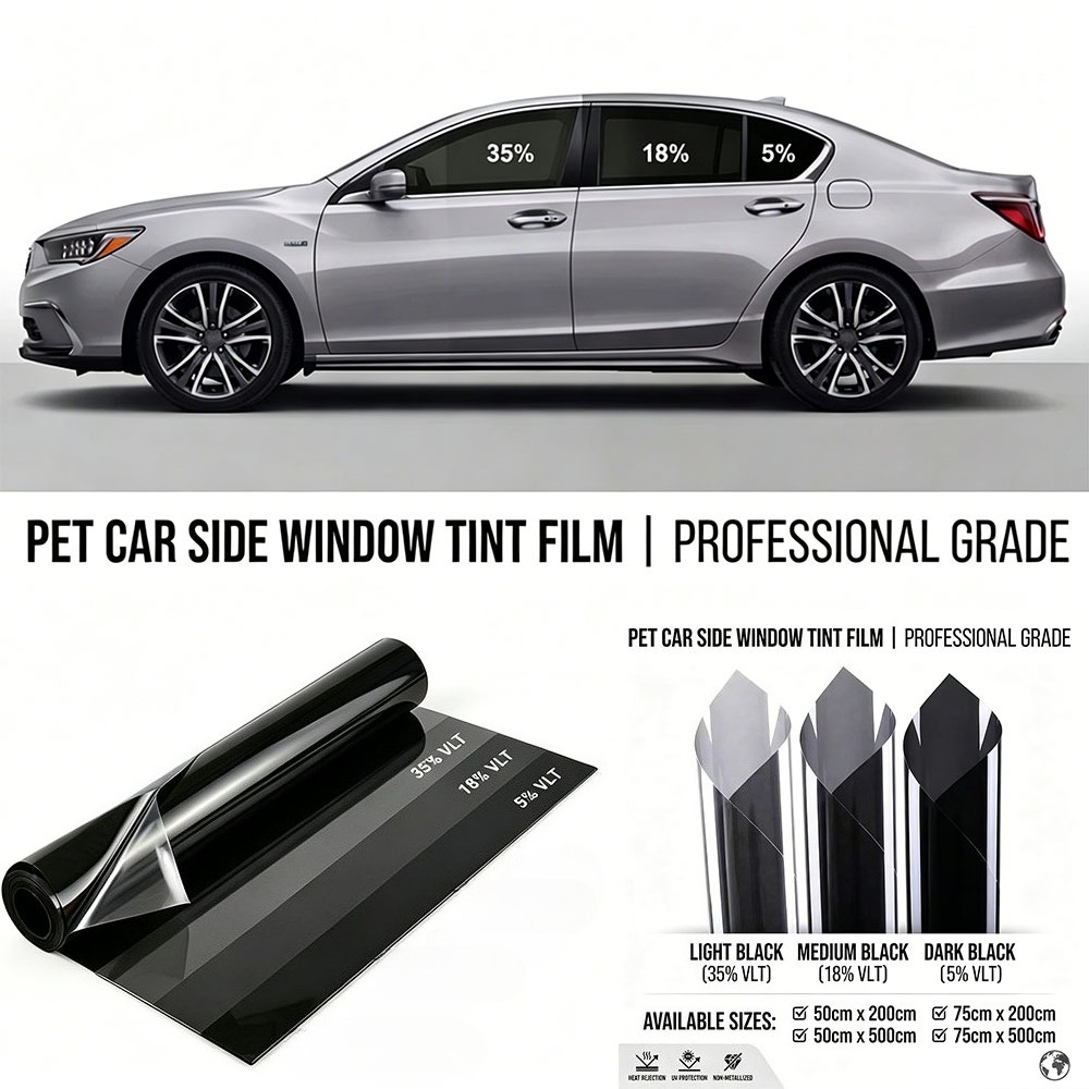 2m/5m 5/18/35 Percent VLT Car  – обзор и цена Glass Protector Auto