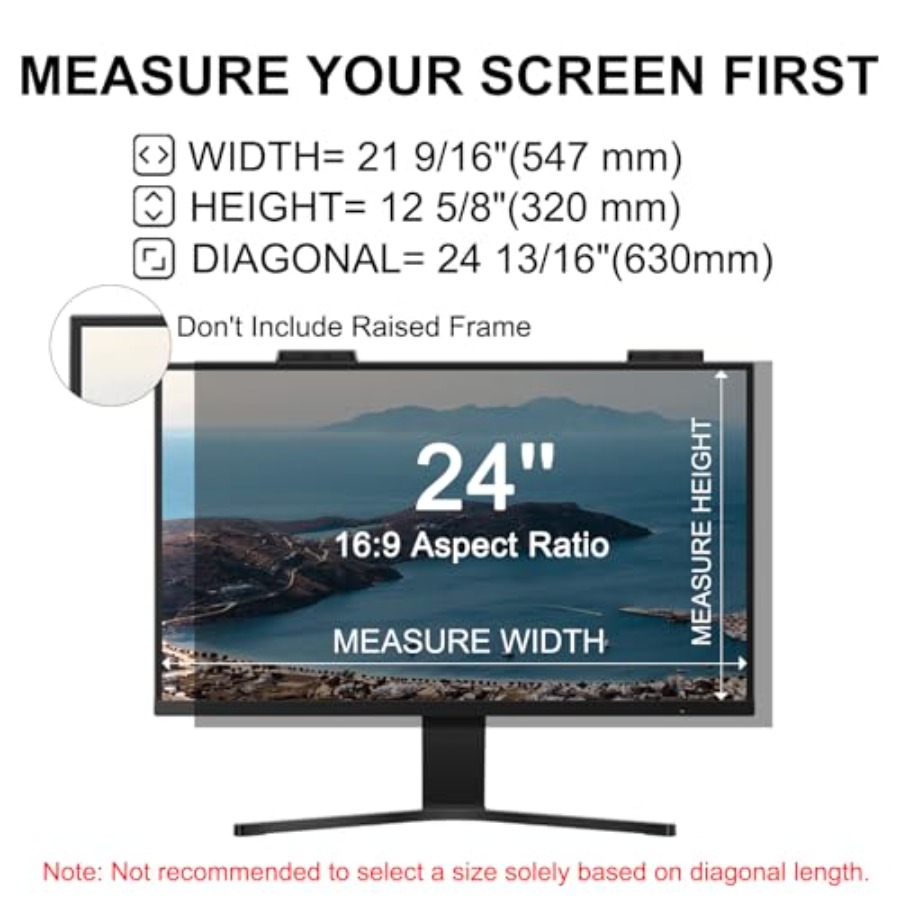 [2-Pack] 24 Inch Privacy Scree – обзор и цена Privacy Filter 2Pack