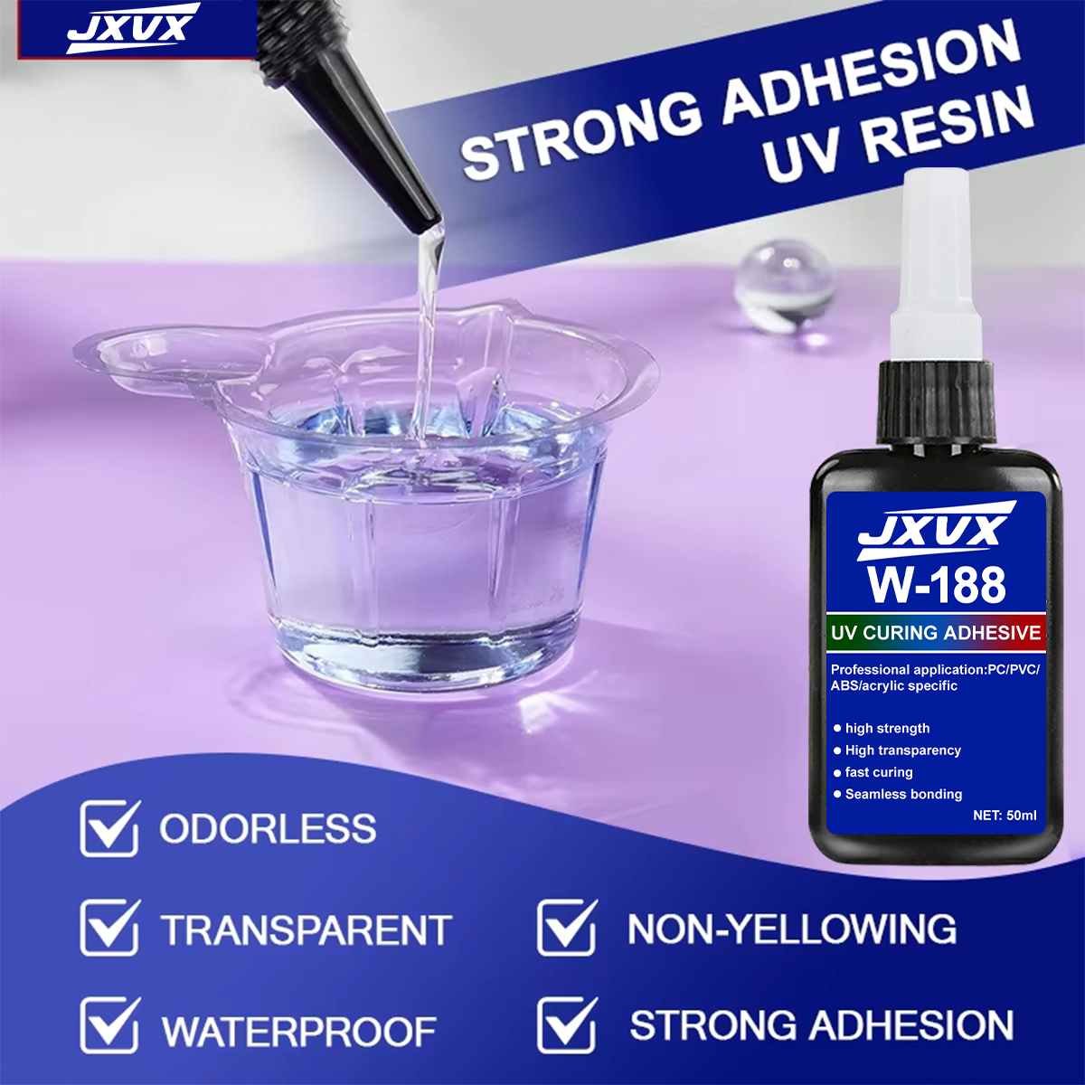 2025 Professional UV Resin-Qui – обзор и цена Liquid Uv Glue Kit