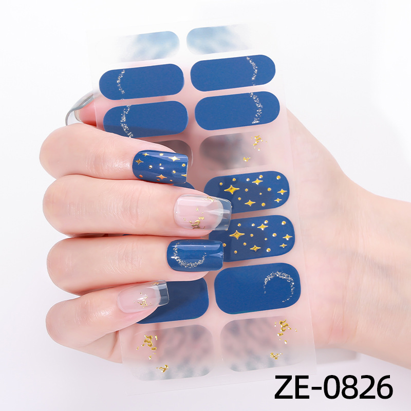 16Tips Marble Gradient Starry  – обзор и цена Full Cover Adhesive
