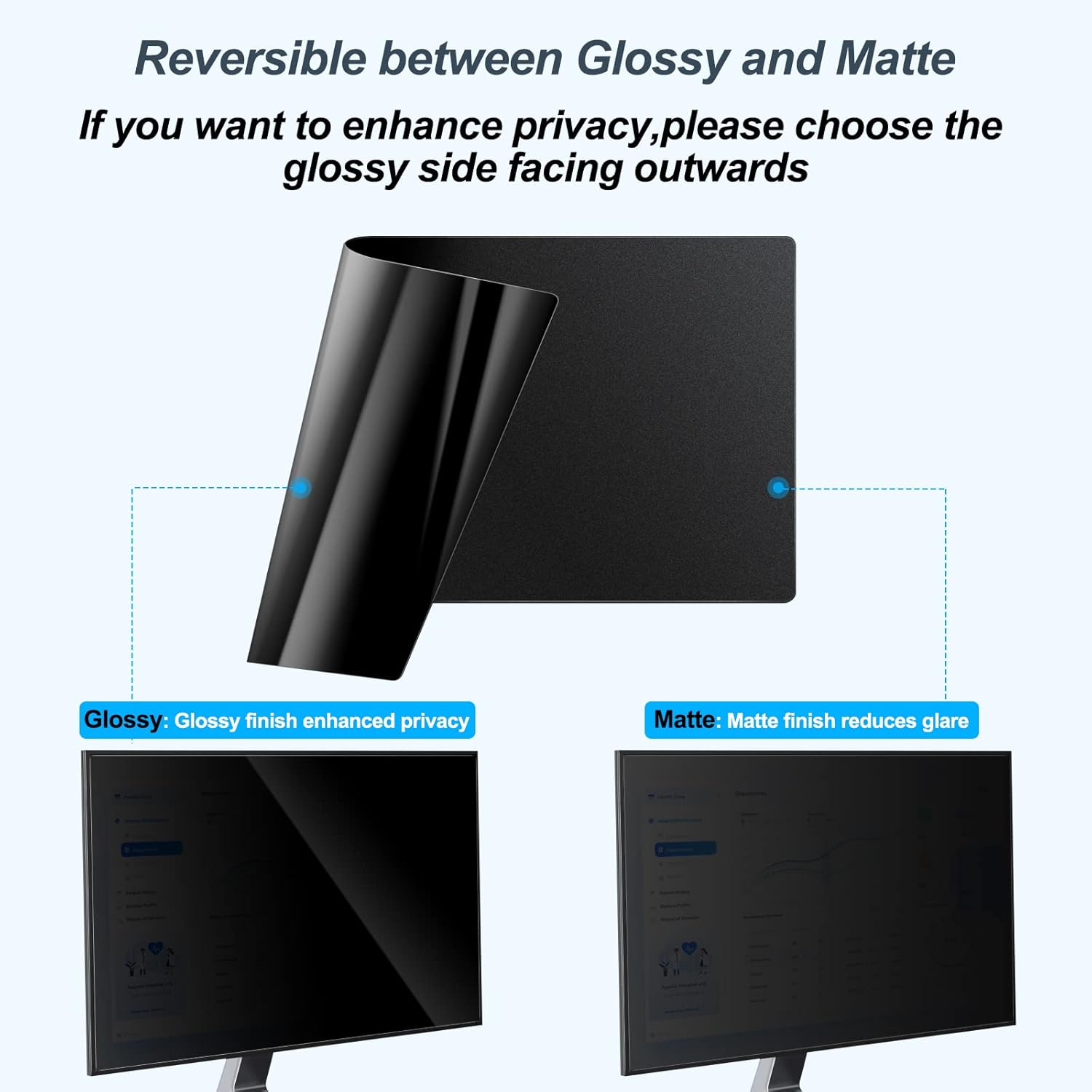 2 Pack 24 Inch Computer Privac – обзор и цена Privacy Filter 2Pack