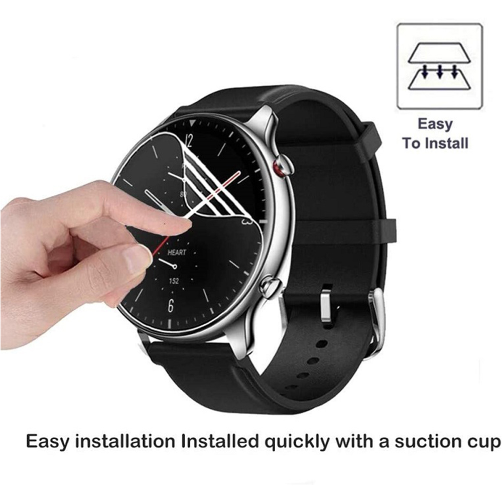 3/6pcs Ultra-thin Transparent  – обзор и цена Smartwatch Screen Film