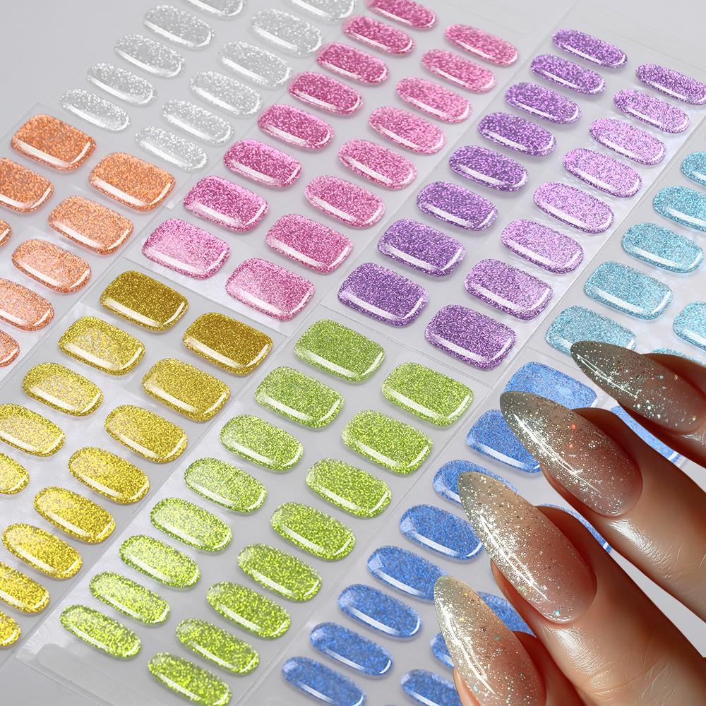 16Tips Colorful Glitter Semi C – обзор и цена Full Cover Adhesive