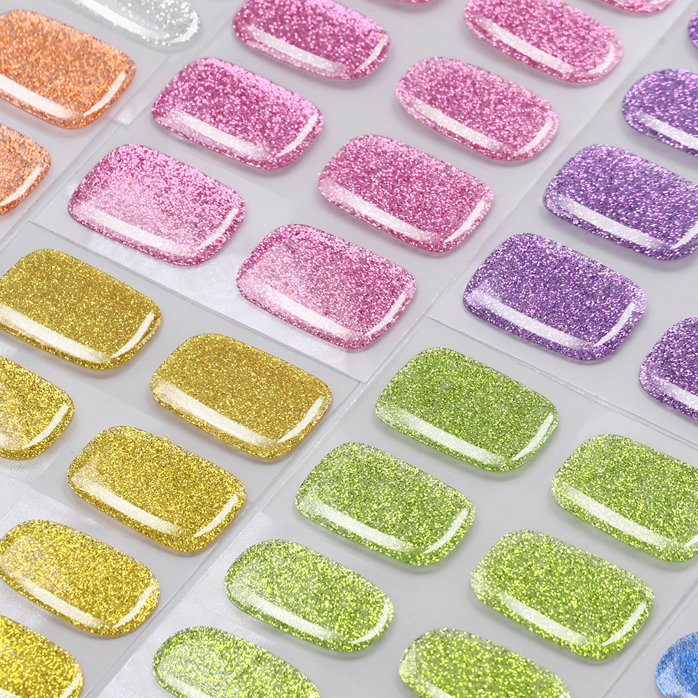 16Tips Colorful Glitter Semi C – обзор и цена Full Cover Adhesive