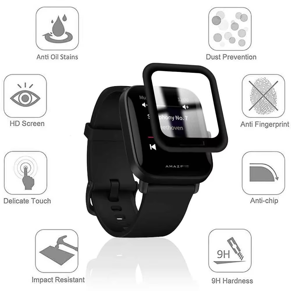1-6 PCS Screen Protector Film  – обзор и цена Smartwatch Screen Film
