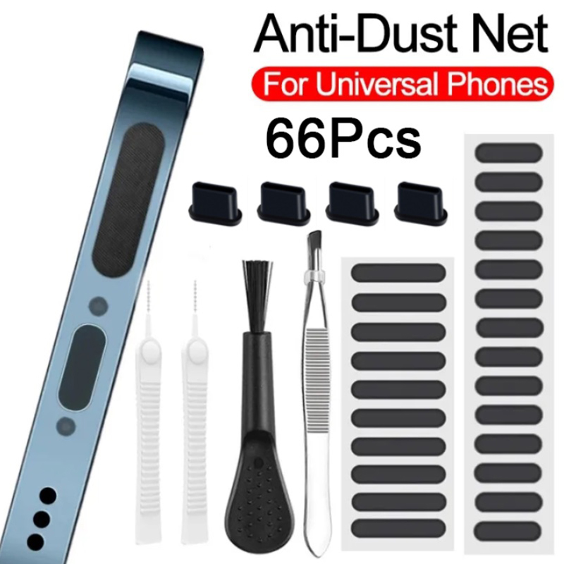 66PCS Dust Plug Phone Speaker  – обзор и цена Dust Removal Sticker