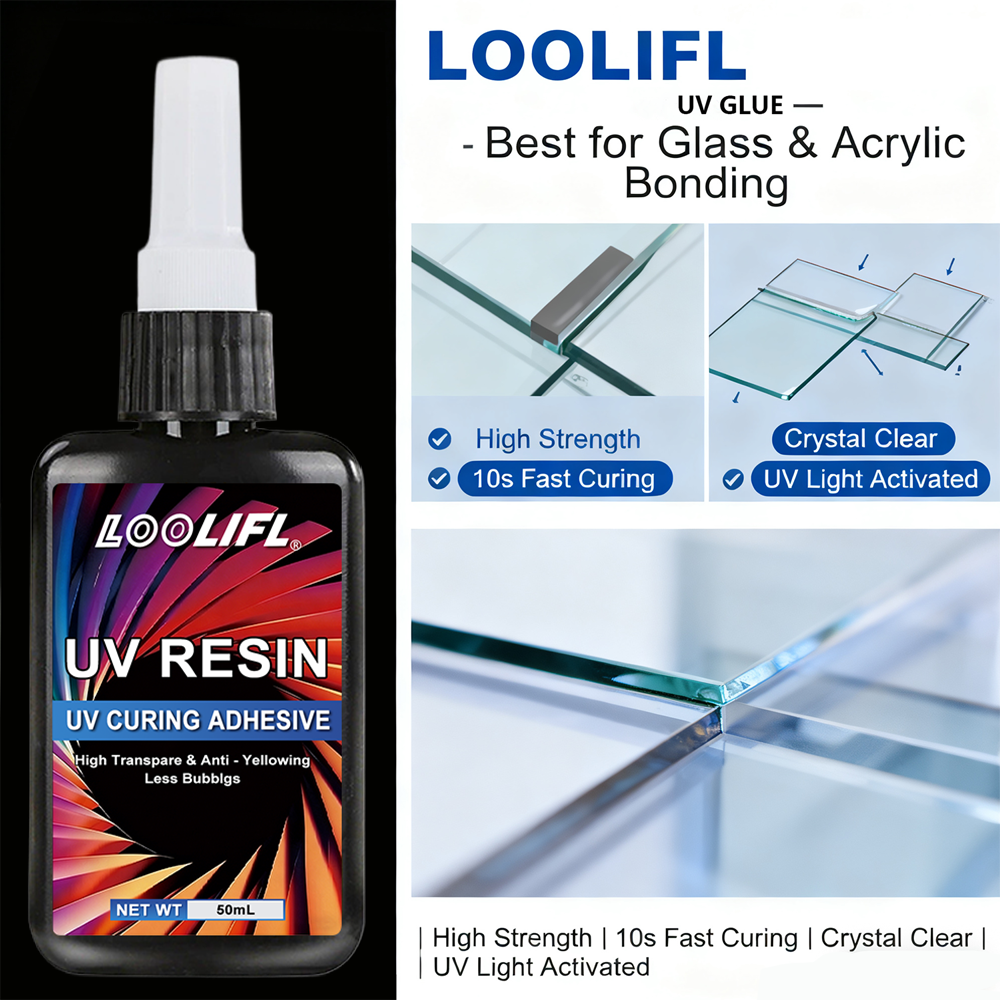 LOOLIFL UV Resin Kit With Mini – обзор и цена Liquid Uv Glue Kit
