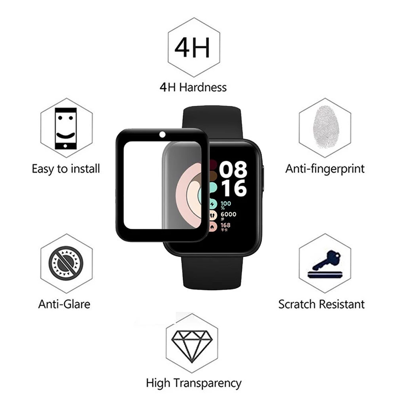 2 Pcs Tempered Glass for Redmi – обзор и цена Smartwatch Screen Film