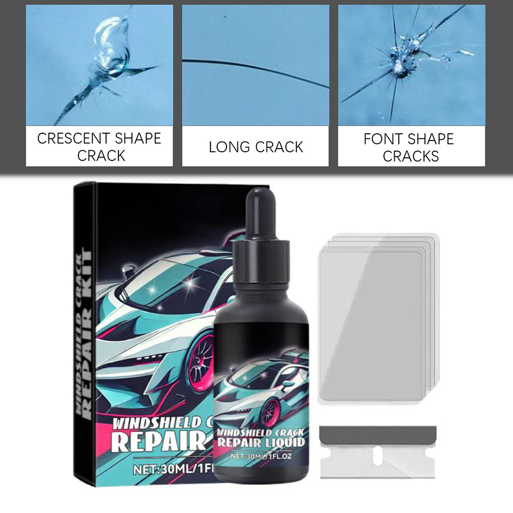 Cracked Glass Scratch Repair K – обзор и цена Liquid Uv Glue Kit