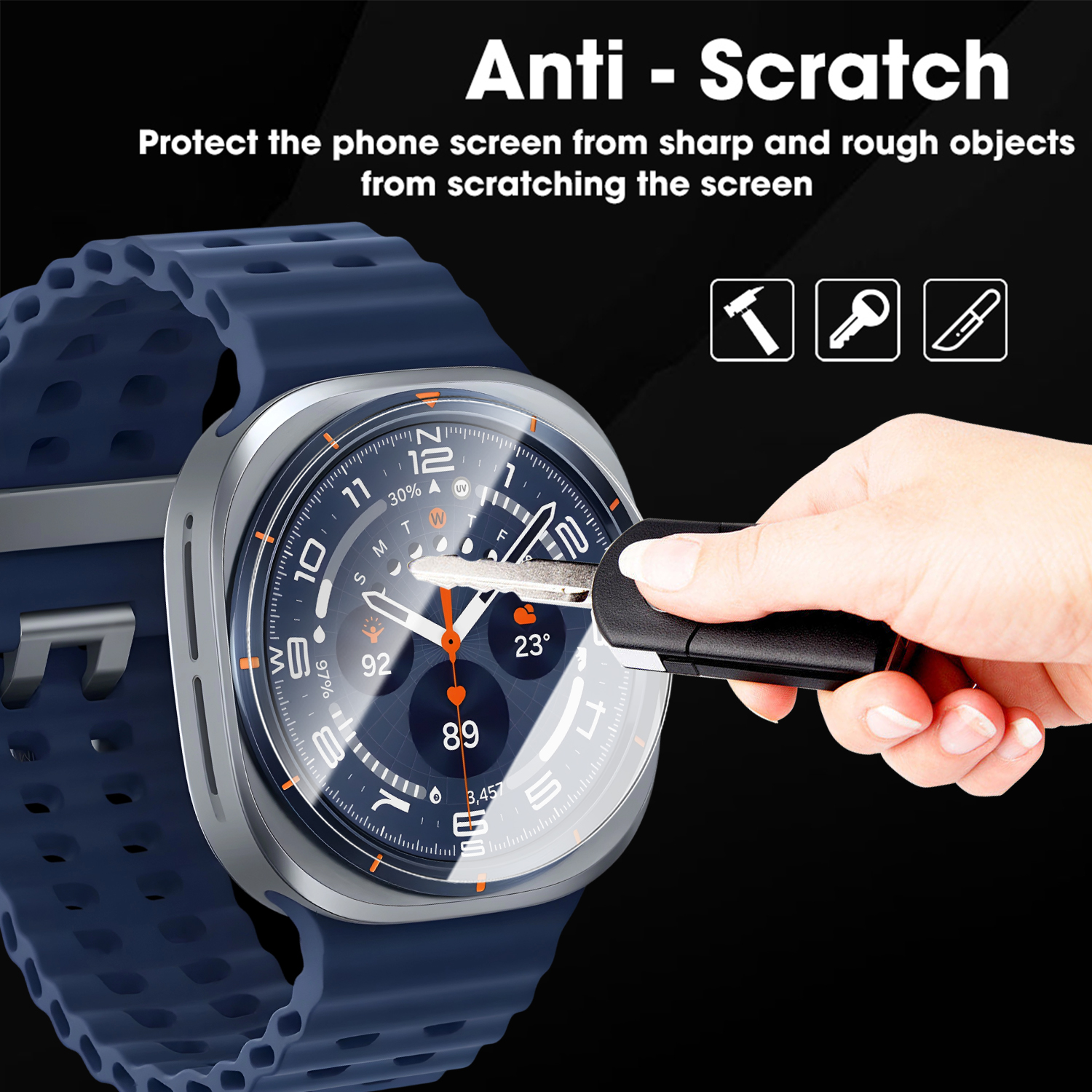 For Samsung Galaxy Watch Ultra – обзор и цена Glass Protector Auto