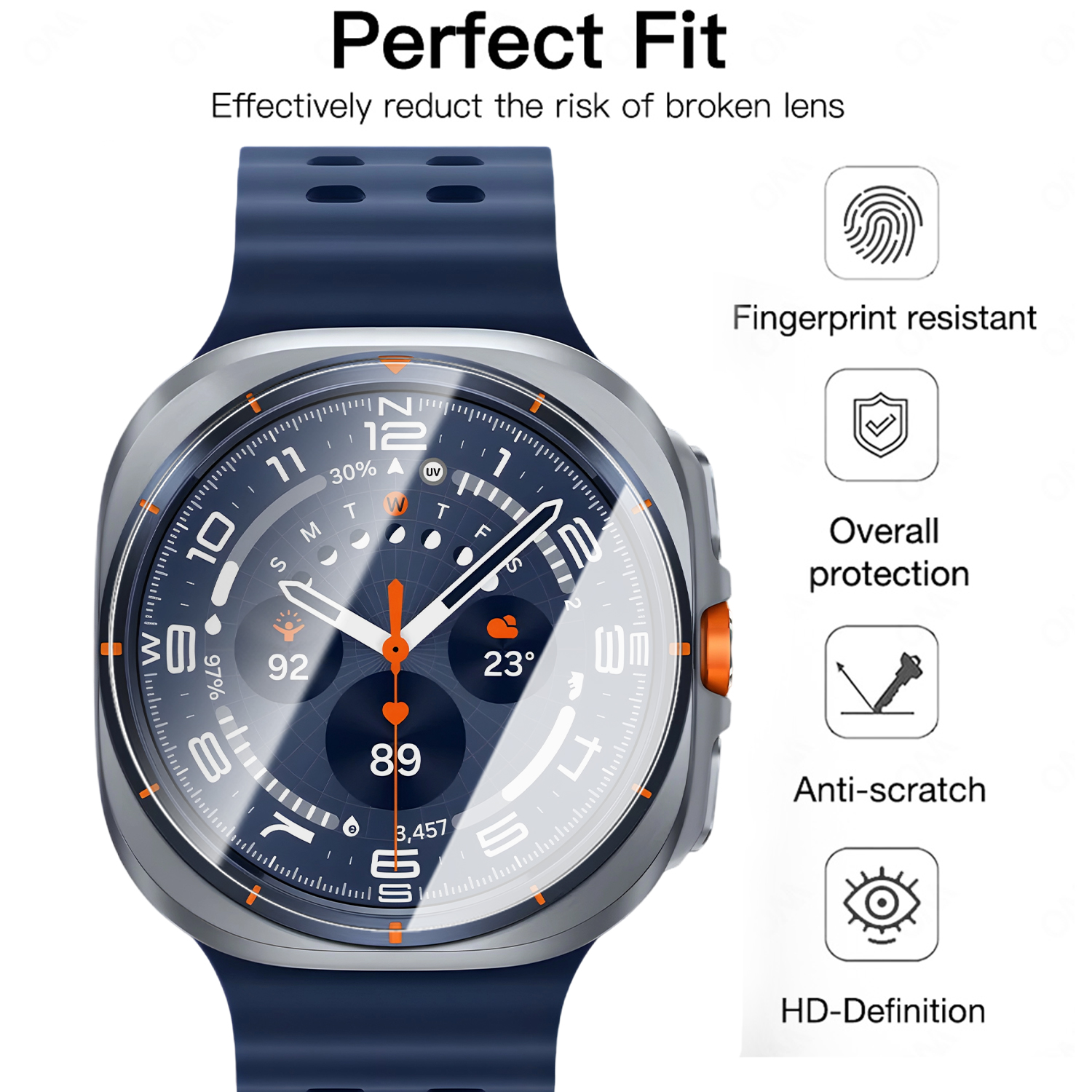 For Samsung Galaxy Watch Ultra – обзор и цена Glass Protector Auto
