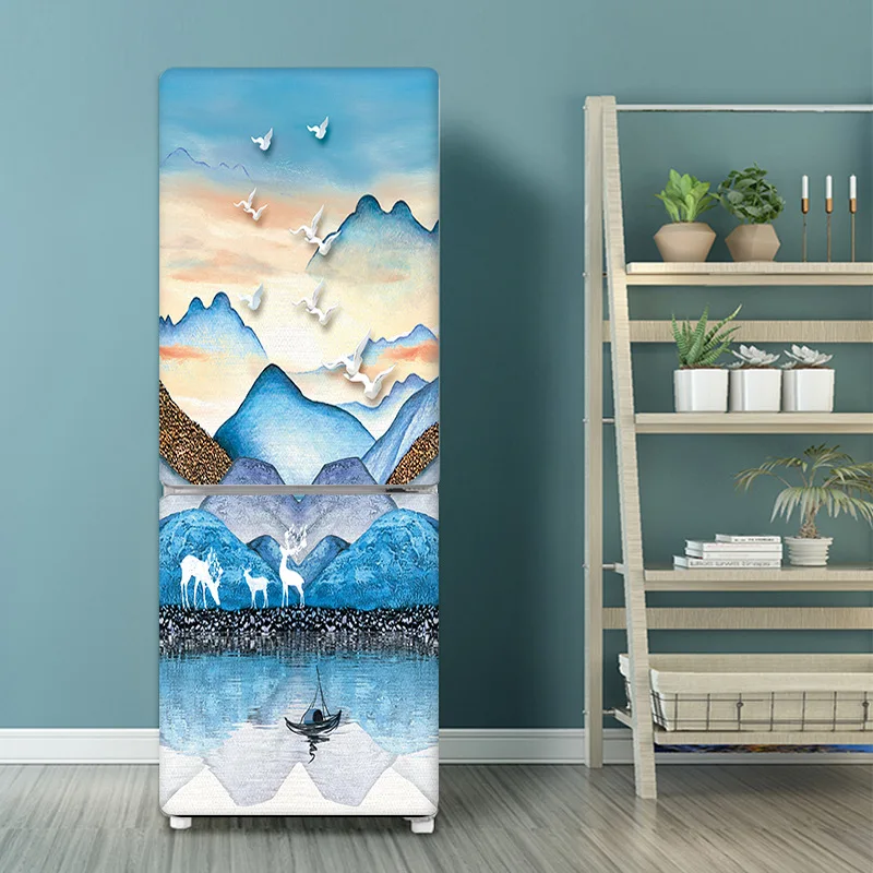 Seaside Beach Fridge Sticker F – обзор и цена Full Cover Adhesive