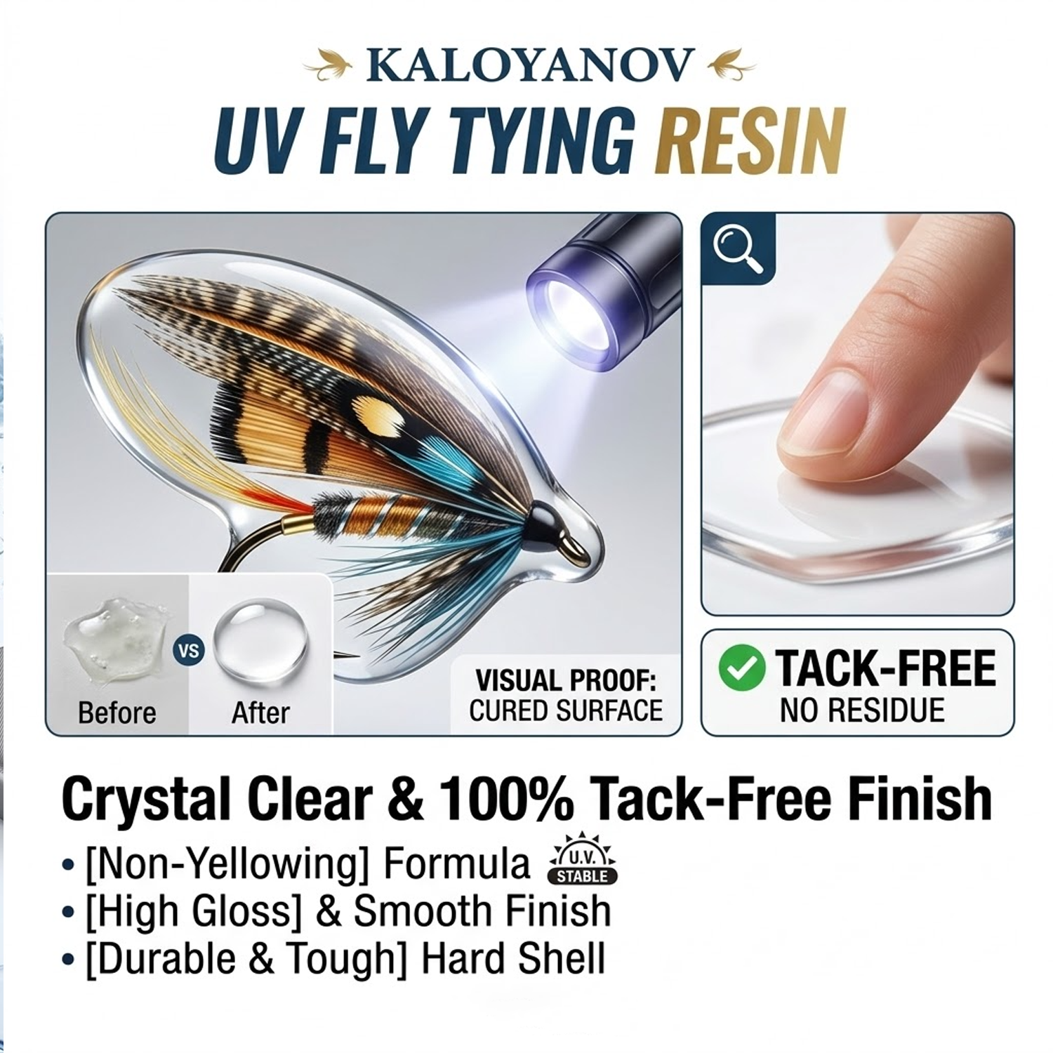 UV Resin Fly Tying Kit with US – обзор и цена Liquid Uv Glue Kit