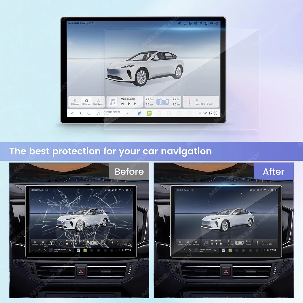 For 11.5 13 Inch Radio Tempere – обзор и цена Glass Protector Auto