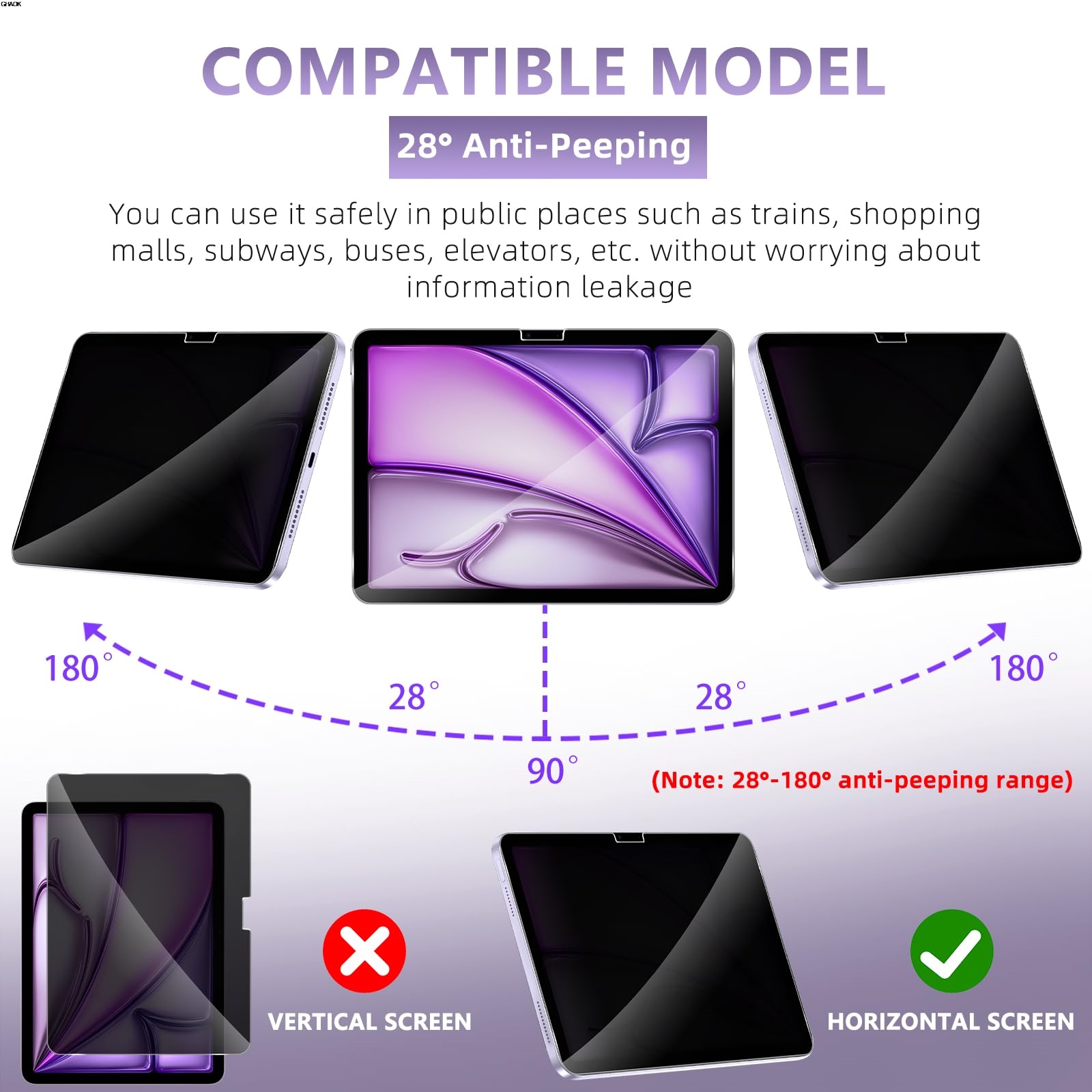 2 Way Privacy Anti-Spy Screen  – обзор и цена Anti Blue Light Film