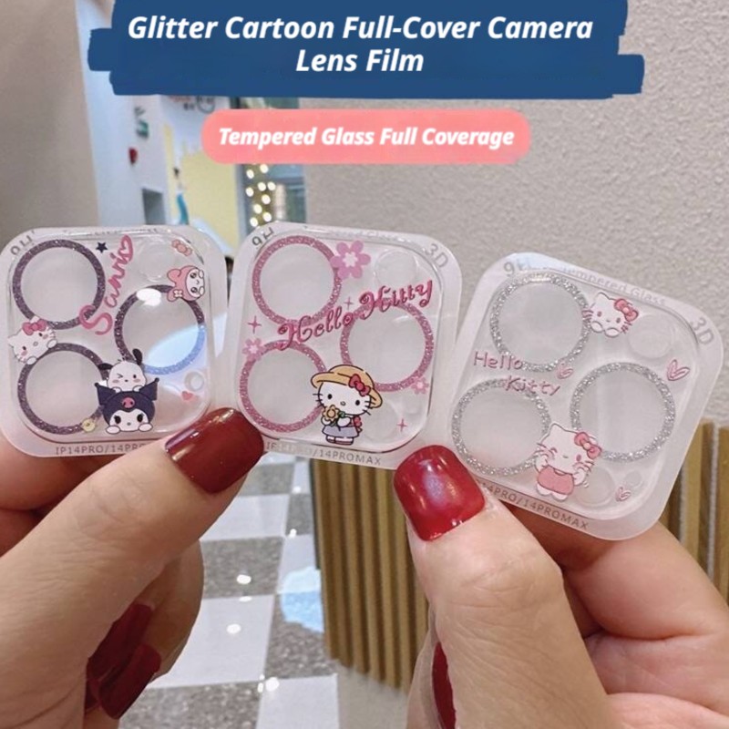 Sanrio Hello Kitty Kuromi Glit – обзор и цена Tempered Glass Screen 9H