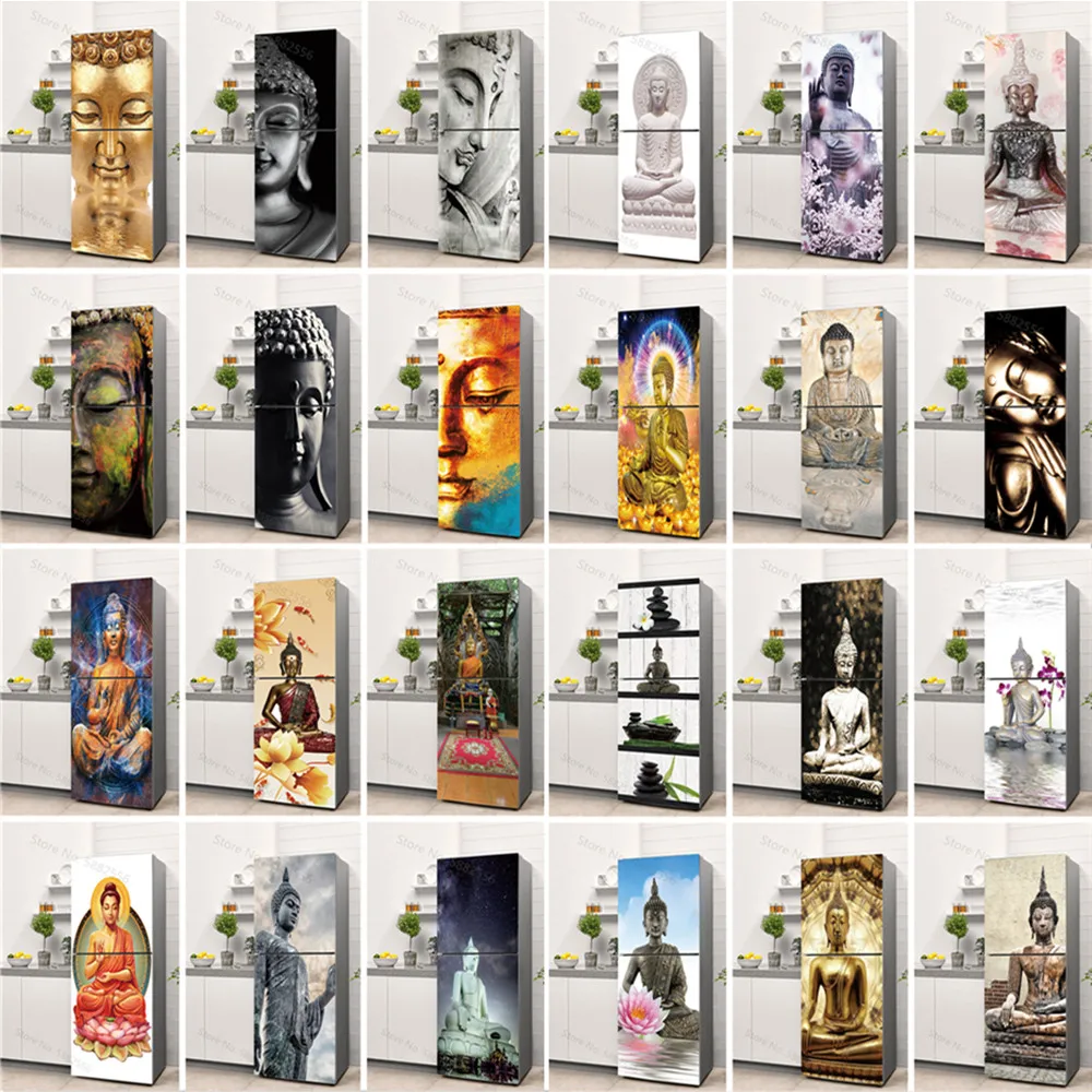 Buddha Art Vinyl Fridge Sticke – обзор и цена Full Cover Adhesive