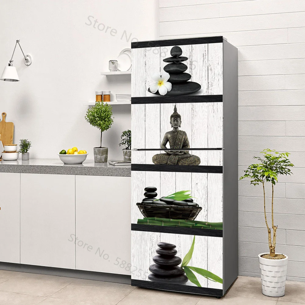 Buddha Art Vinyl Fridge Sticke – обзор и цена Full Cover Adhesive