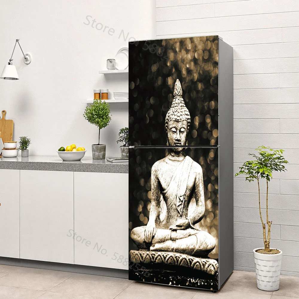 Buddha Art Vinyl Fridge Sticke – обзор и цена Full Cover Adhesive