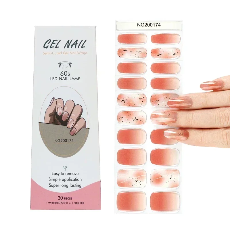 Semi-Cured Gel Nail Strips Pat – обзор и цена Full Cover Adhesive