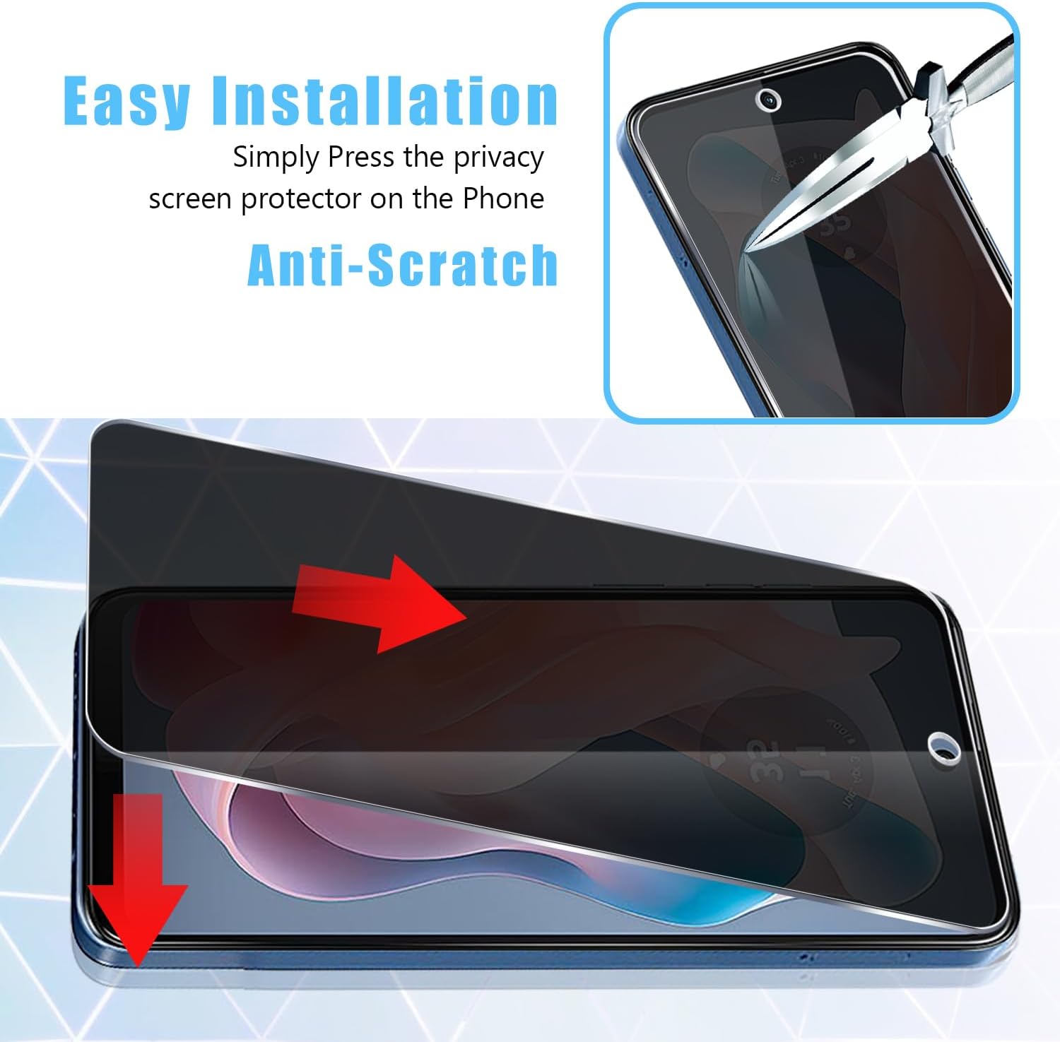 2 PACK Privacy Filter Tempered – обзор и цена Privacy Filter 2Pack