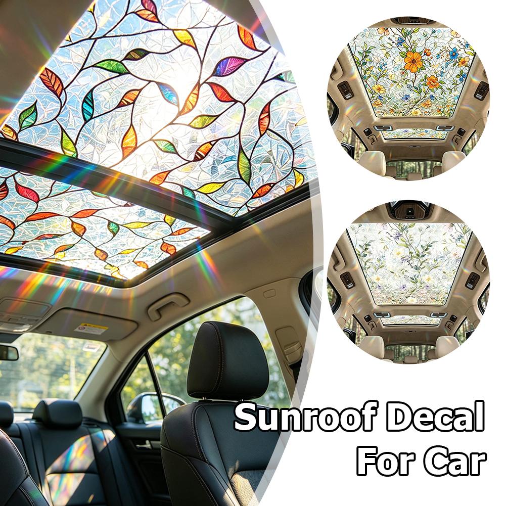 Floral Stained Glass Car Sunro – обзор и цена Privacy Screen Protector