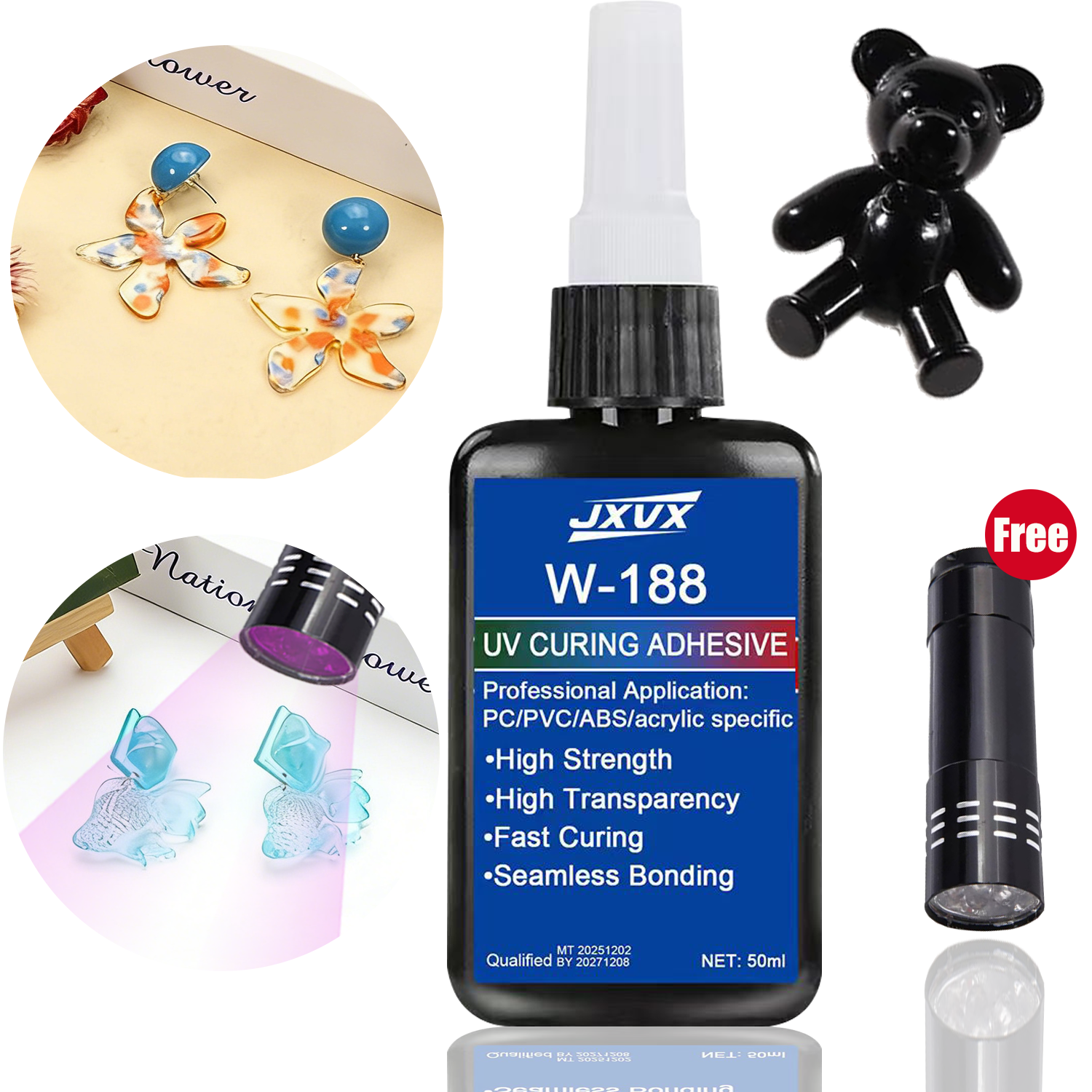 1.76oz UV Resin kits with lamp – обзор и цена Liquid Uv Glue Kit