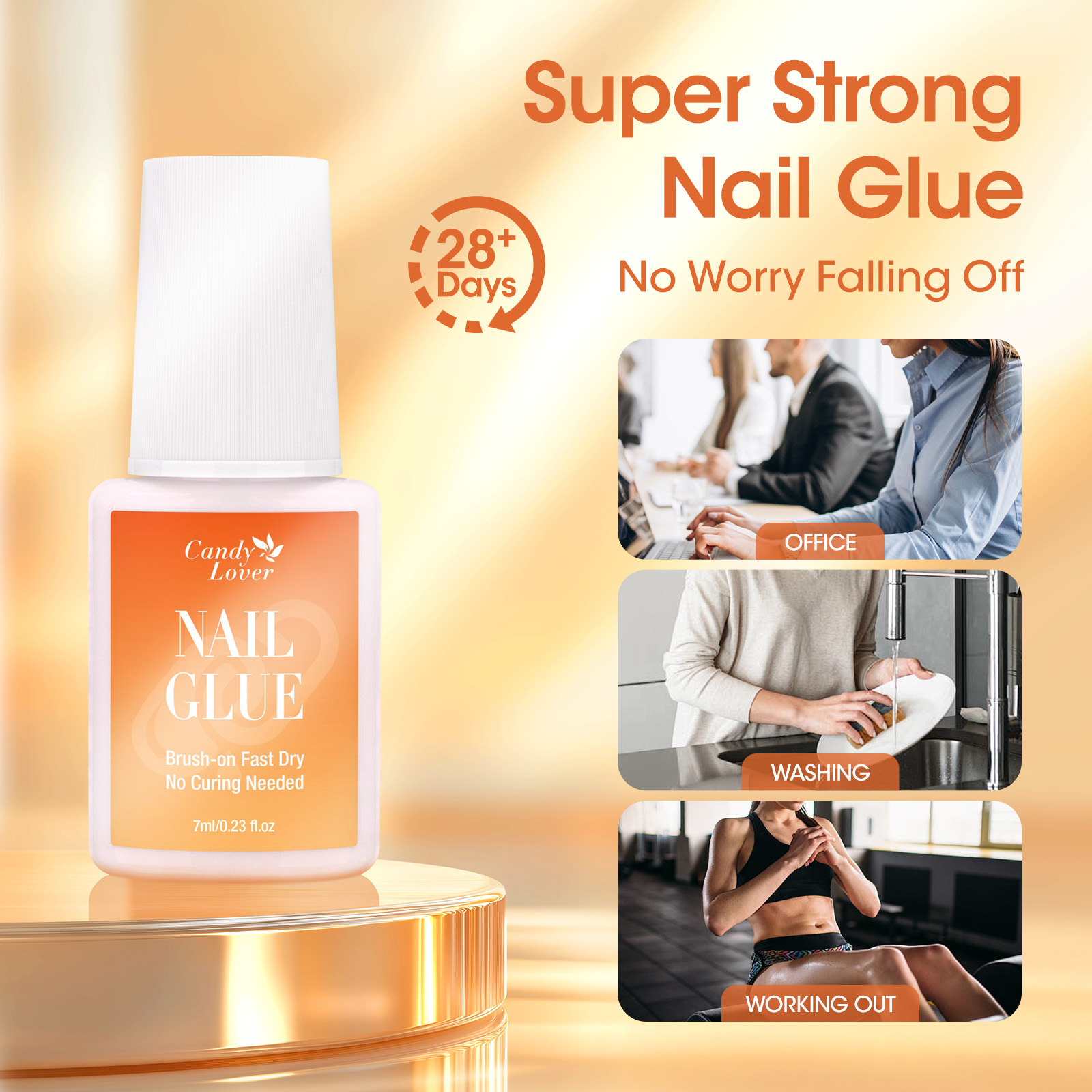 Super Strong Nail Glue Remover – обзор и цена Liquid Uv Glue Kit